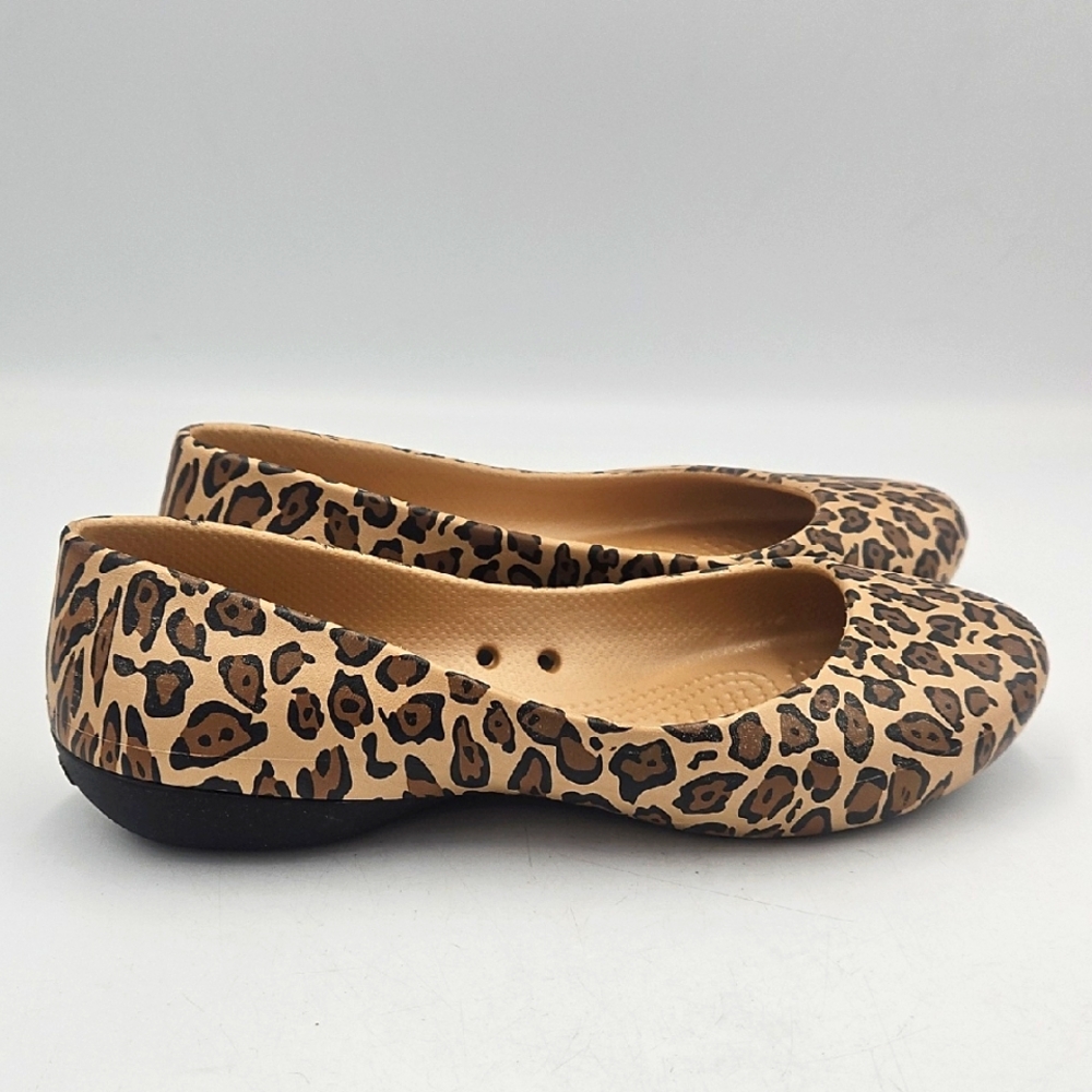 CROCS Brown and Black Flats Comfortable Loafers